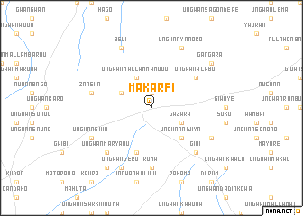 map of Makarfi