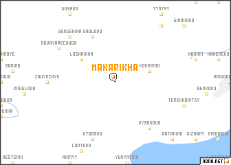 map of Makarikha