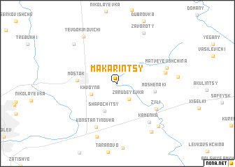 map of Makarintsy