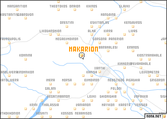 map of Makárion