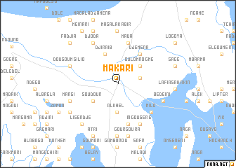 map of Makari