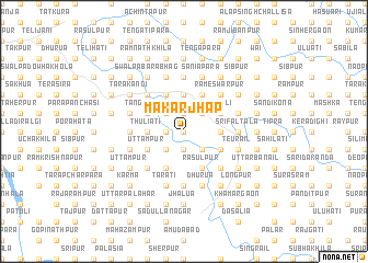 map of Mākarjhāp