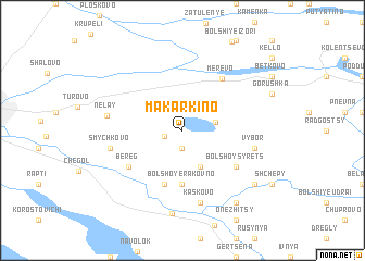 map of Makarkino