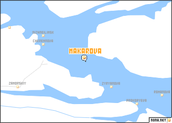 map of Makarova