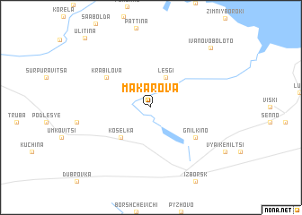 map of Makarova