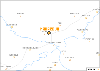 map of Makarova