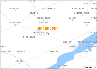 map of Makarovka