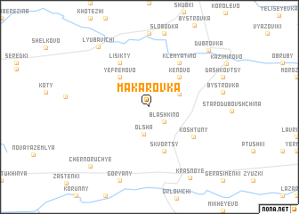 map of Makarovka