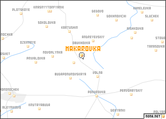 map of Makarovka