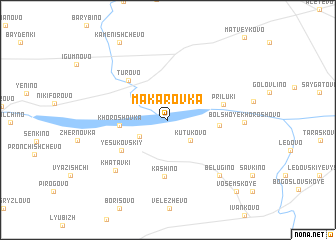 map of Makarovka