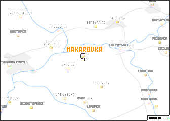 map of Makarovka