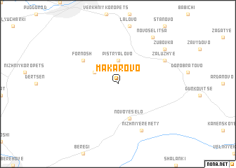 map of Makarʼovo