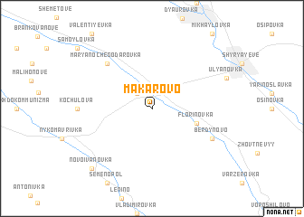 map of Makarovo