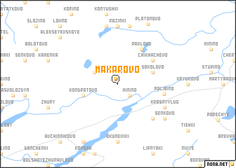 map of Makarovo