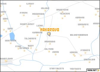 map of Makarovo