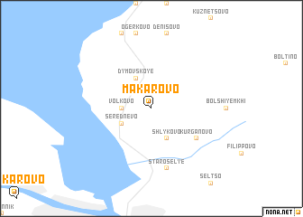 map of Makarovo