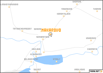 map of Makarovo