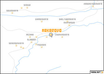 map of Makarovo