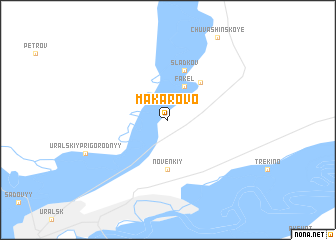 map of Makarovo
