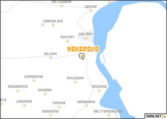 map of Makarovo