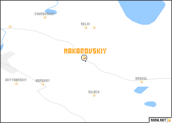 map of Makarovskiy