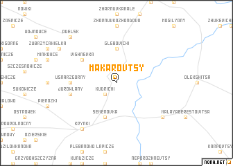 map of Makarovtsy