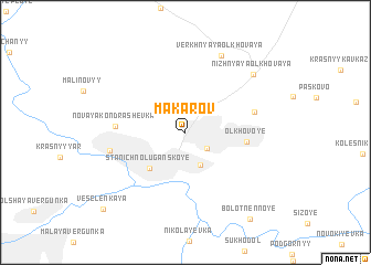 map of Makarov