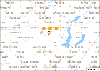 map of Makarowo