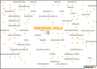 map of Makarwāl Kheji