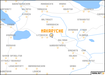 map of Makaryche