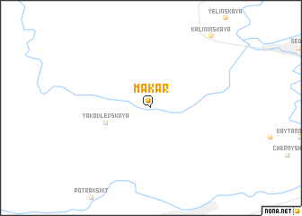 map of Makar