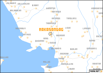 map of Makasandag