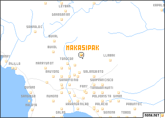 map of Makasipak