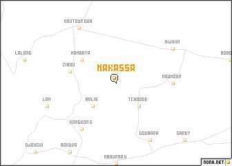 map of Makassa