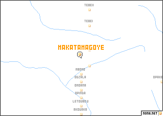 map of Makatamagoye