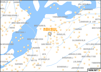 map of Makaul