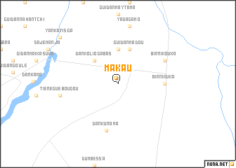 map of Makau