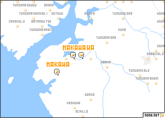 map of Makawa