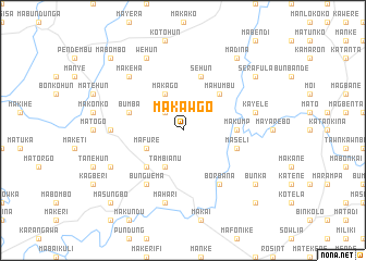 map of Makawgo