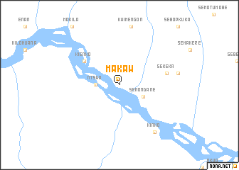map of Makaw
