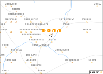 map of Makayaya