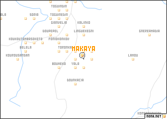 map of Makaya