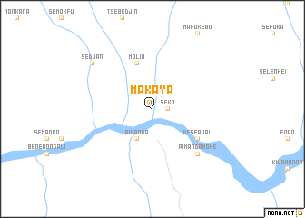 map of Makaya