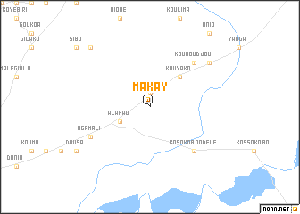 map of Makay