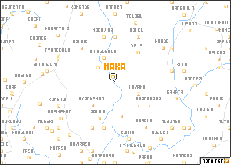 map of Maka