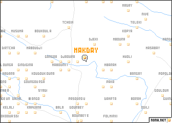 map of Makday