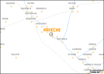 map of Makeche