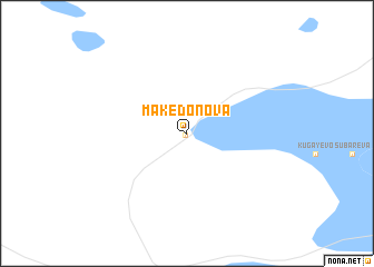 map of Makedonova