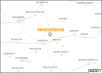 map of Makedonovka