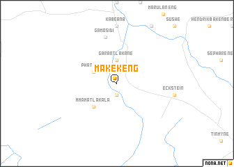 map of Makekeng